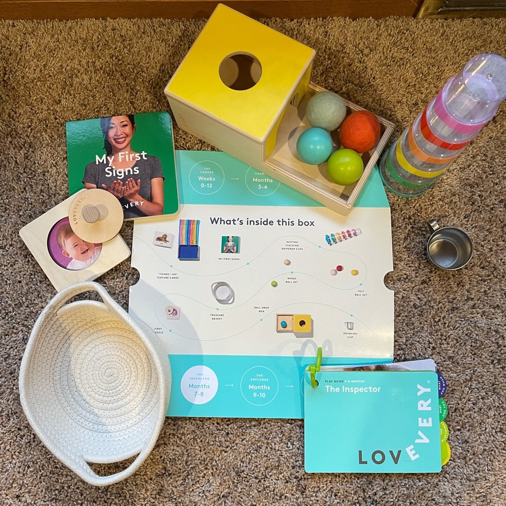 (LOVEVERY)  7-8 months play kit